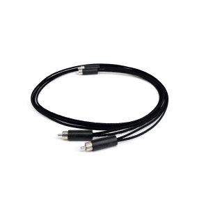 Interconnect 1.0 Silver Rhodium Black RCA 1m